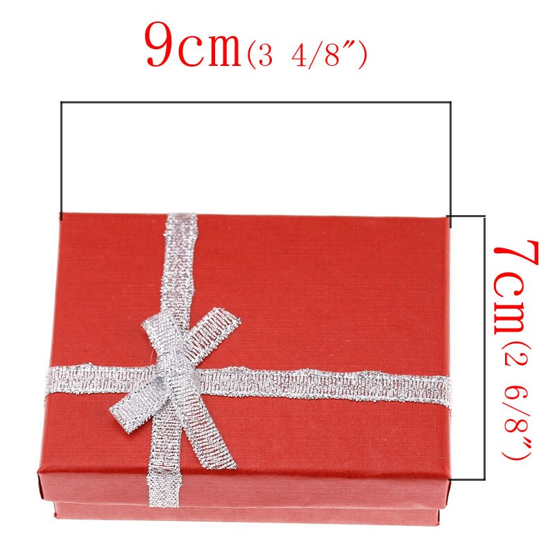 Cysincos 10PC Mixed Color Jewelry Gift Boxes