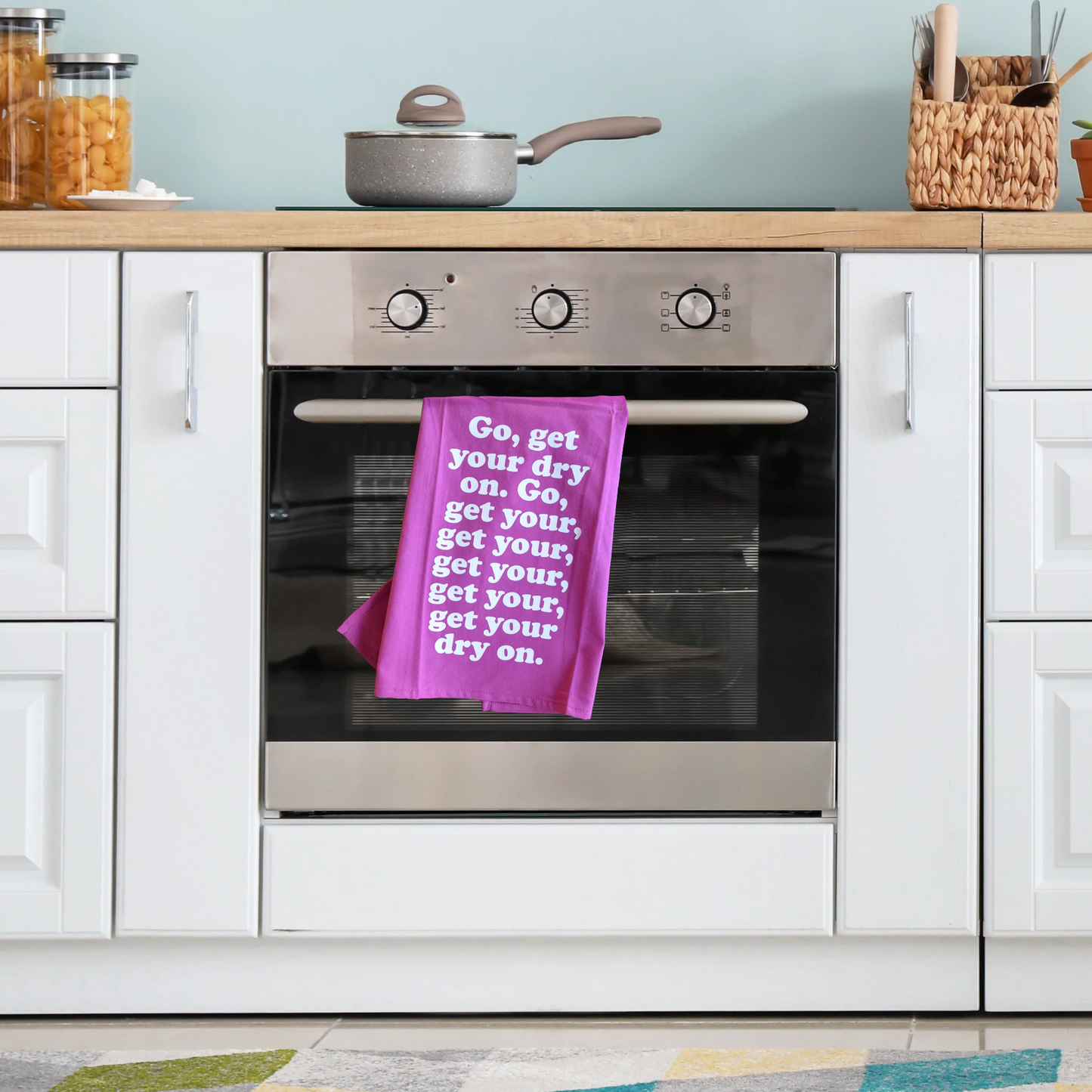 Missy Elliott-Inspired Get Your Dry On Tea Kitchen Towel | Cotton