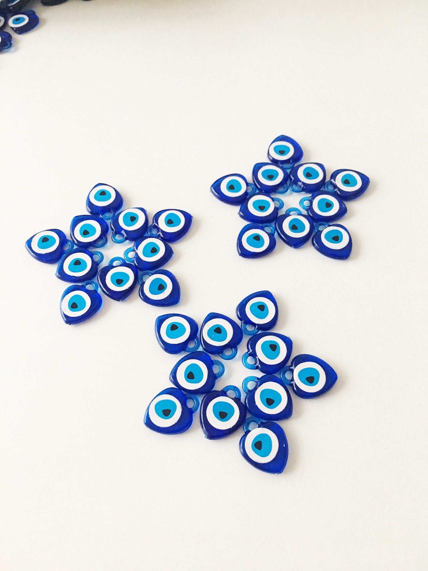 100 pcs Blue evil eye charm, unique wedding favors, party favors,