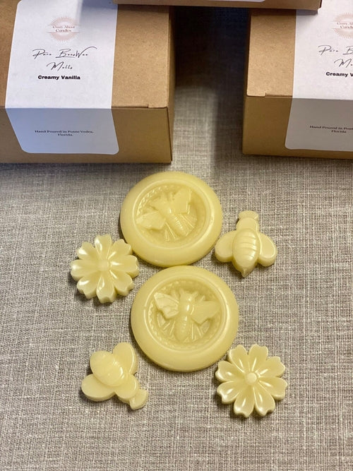 Organic Beeswax Melts β Set of 6 Hand-Poured Scented Pieces
