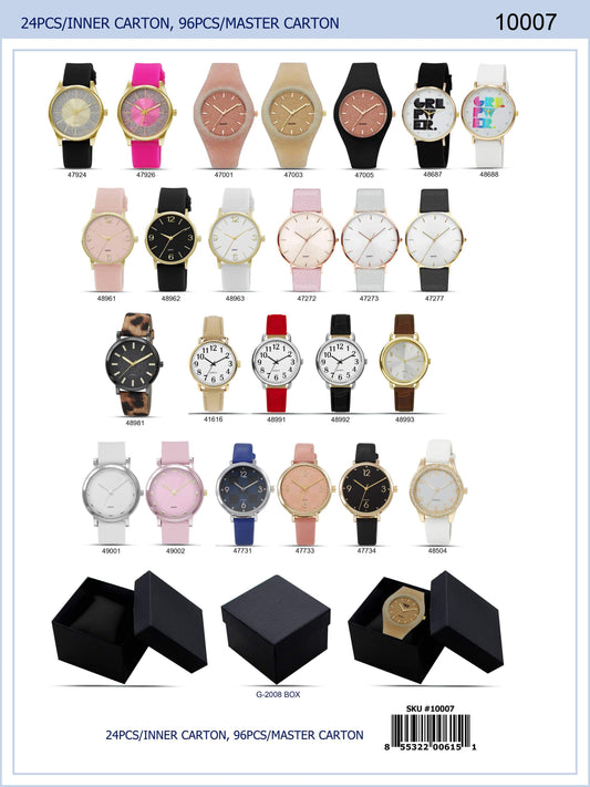 Assorted Women Watches (Gift Box included)