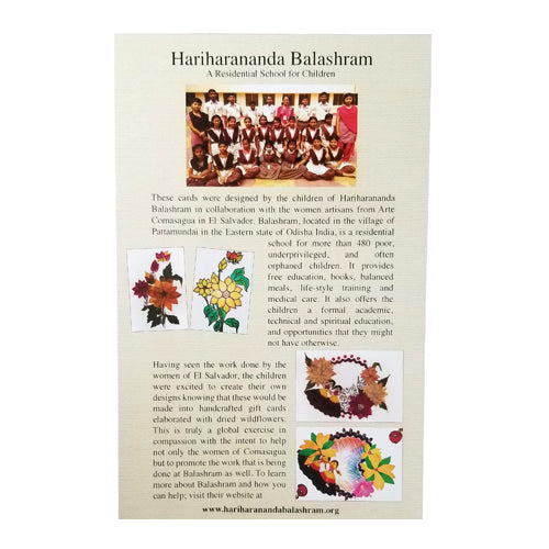 Balashram Designed Floral Gift Cards