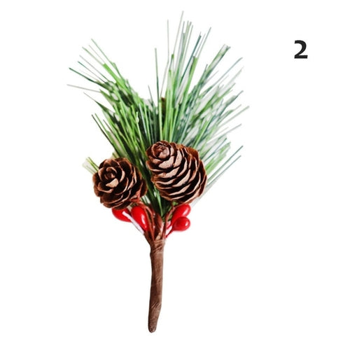 1pc Wreath Gift Wrap Pinecone Packaging Branches