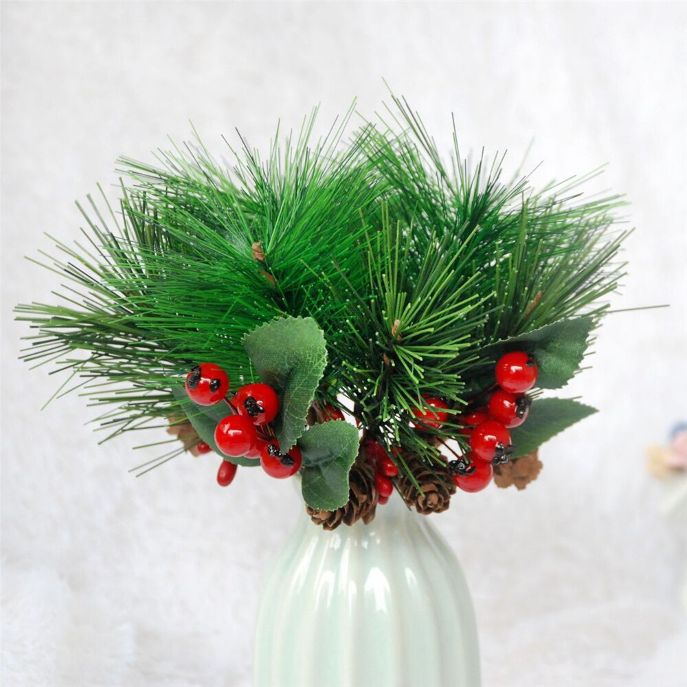 1pc Wreath Gift Wrap Pinecone Packaging Branches