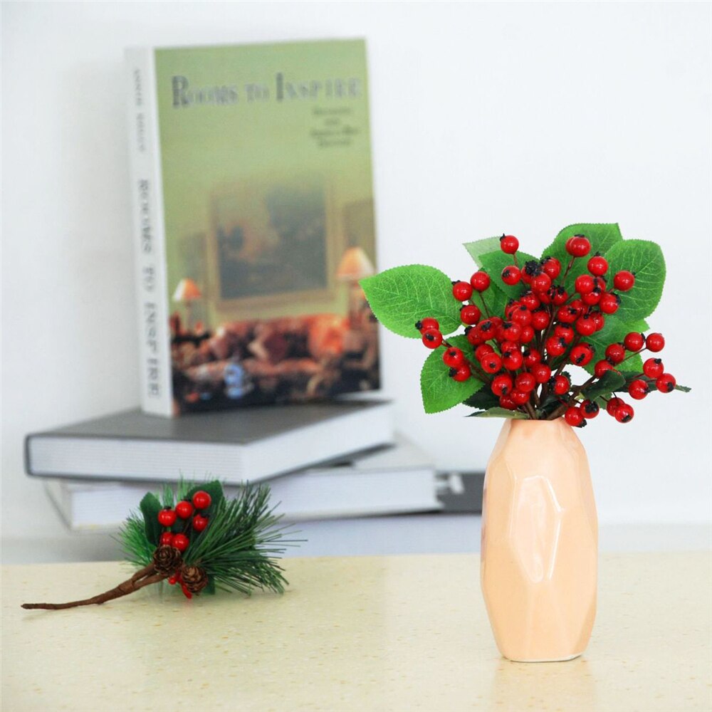 1pc Wreath Gift Wrap Pinecone Packaging Branches