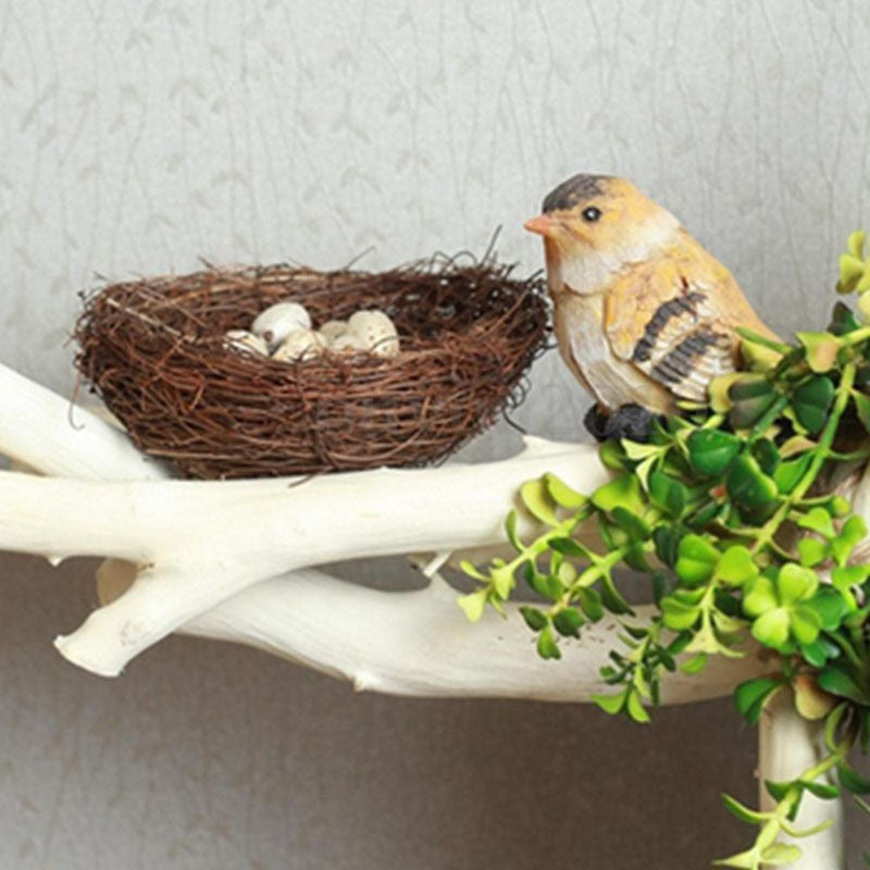 4 Sizes New Handmade Vine Brown Bird Nest House
