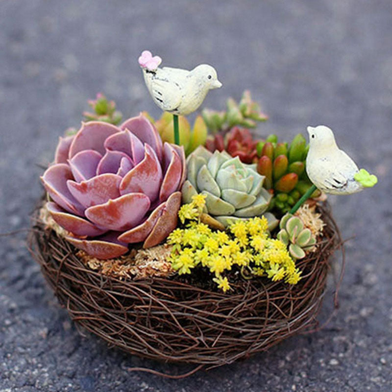 4 Sizes New Handmade Vine Brown Bird Nest House