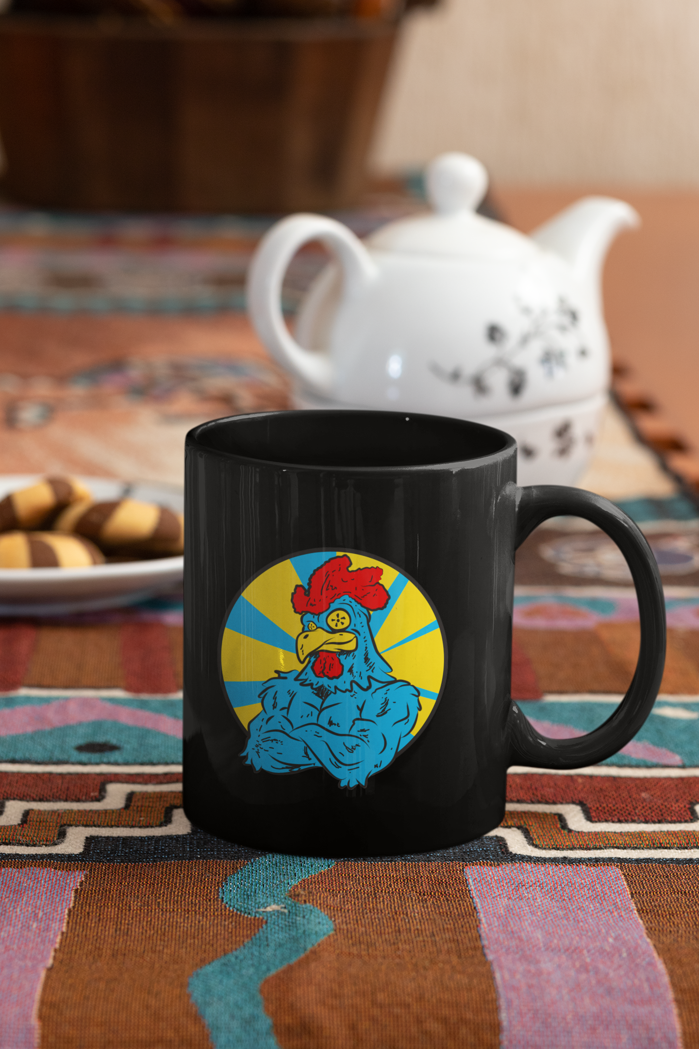 Big Cock Rooster Modern Pop Art Print