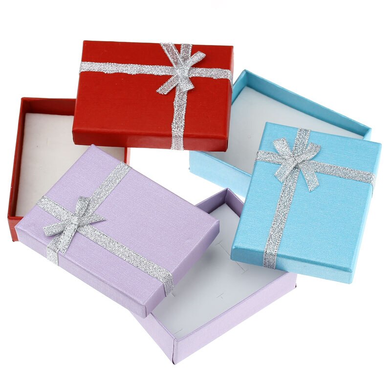 Cysincos 10PC Mixed Color Jewelry Gift Boxes