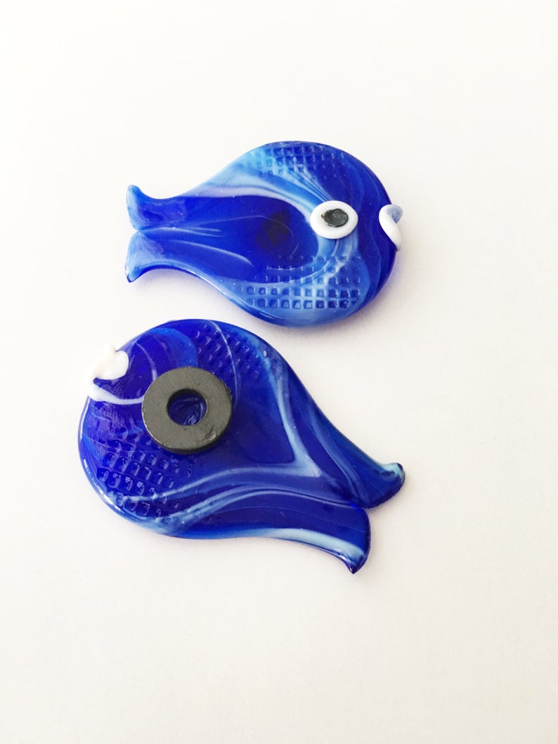 Fish Evil eye fridge magnet
