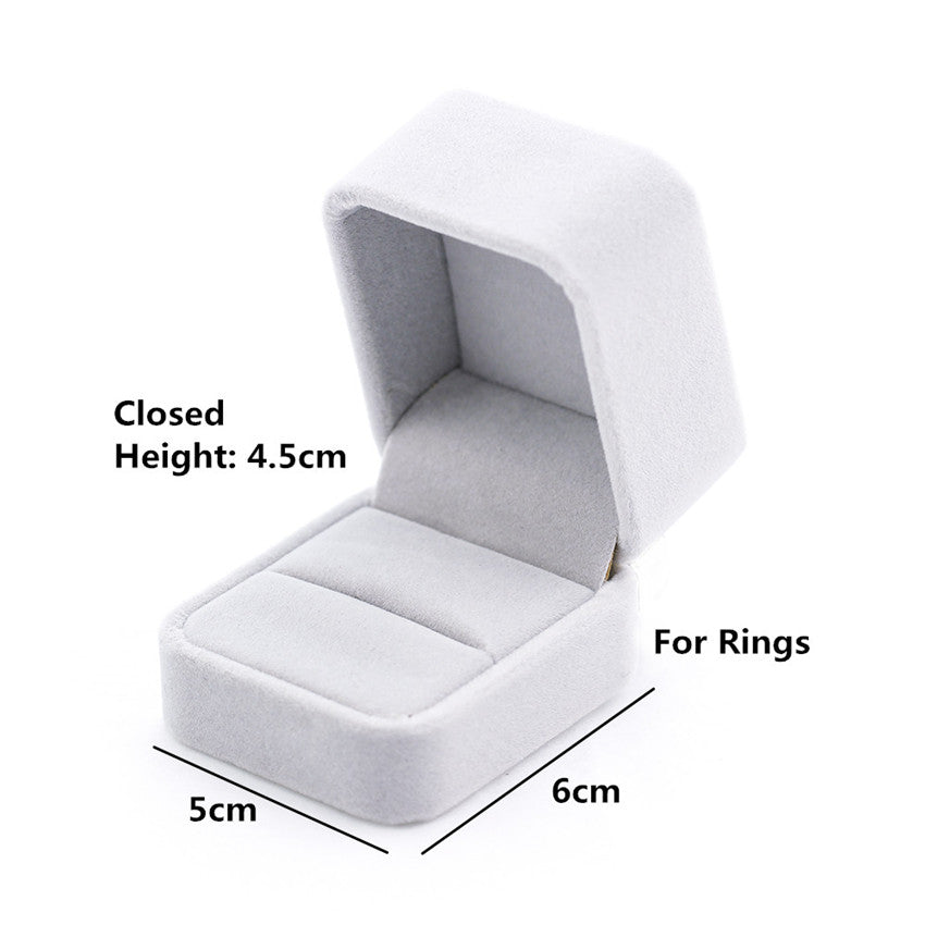 Velvet Cloth Gift Boxes Minimalism Ring Box