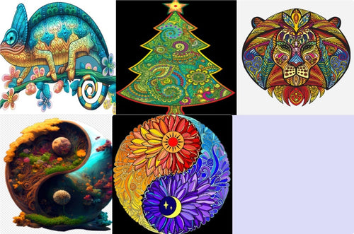 Each Piece Is Animal Shaped Christmas Gift Colorful Elephant Turtle