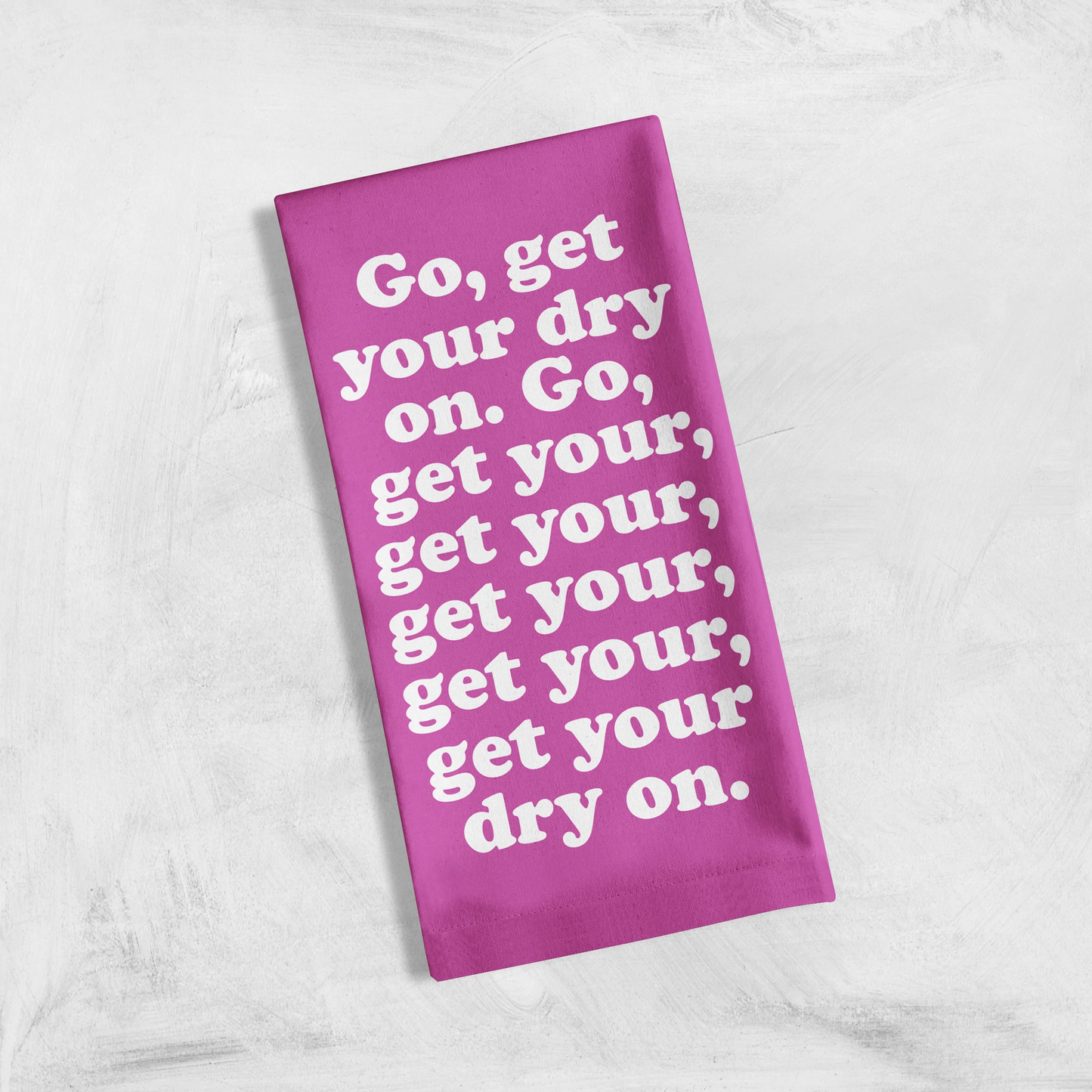 Missy Elliott-Inspired Get Your Dry On Tea Kitchen Towel | Cotton
