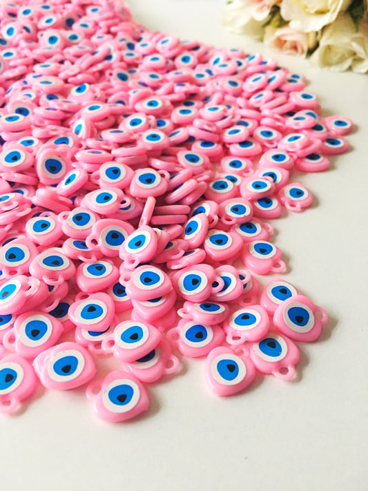 Unique evil eye wedding favor, 100 pcs, evil eye plastic resin beads,