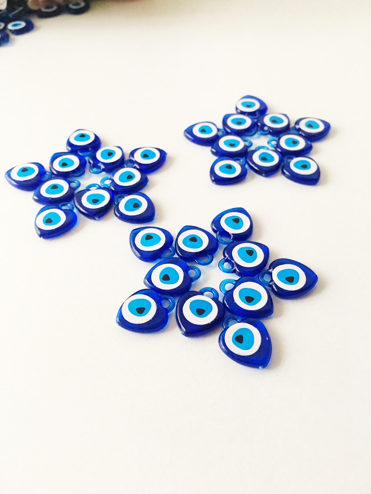 100 pcs Blue evil eye charm, unique wedding favors, party favors,