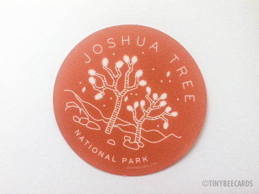 Joshua Tree National Park Vinyl Sticker - nature lover gift, US