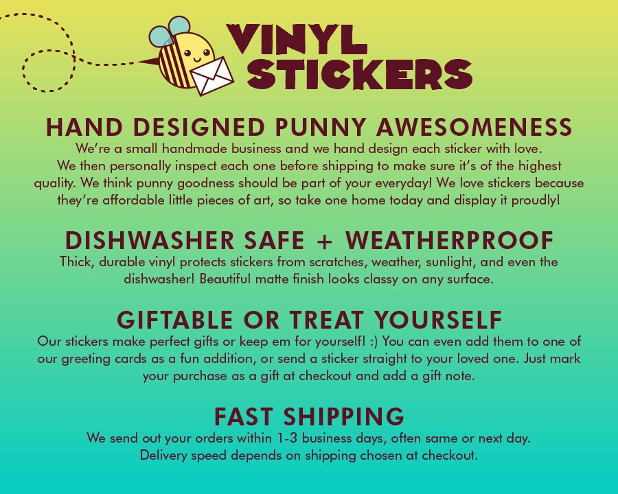 Joshua Tree National Park Vinyl Sticker - nature lover gift, US