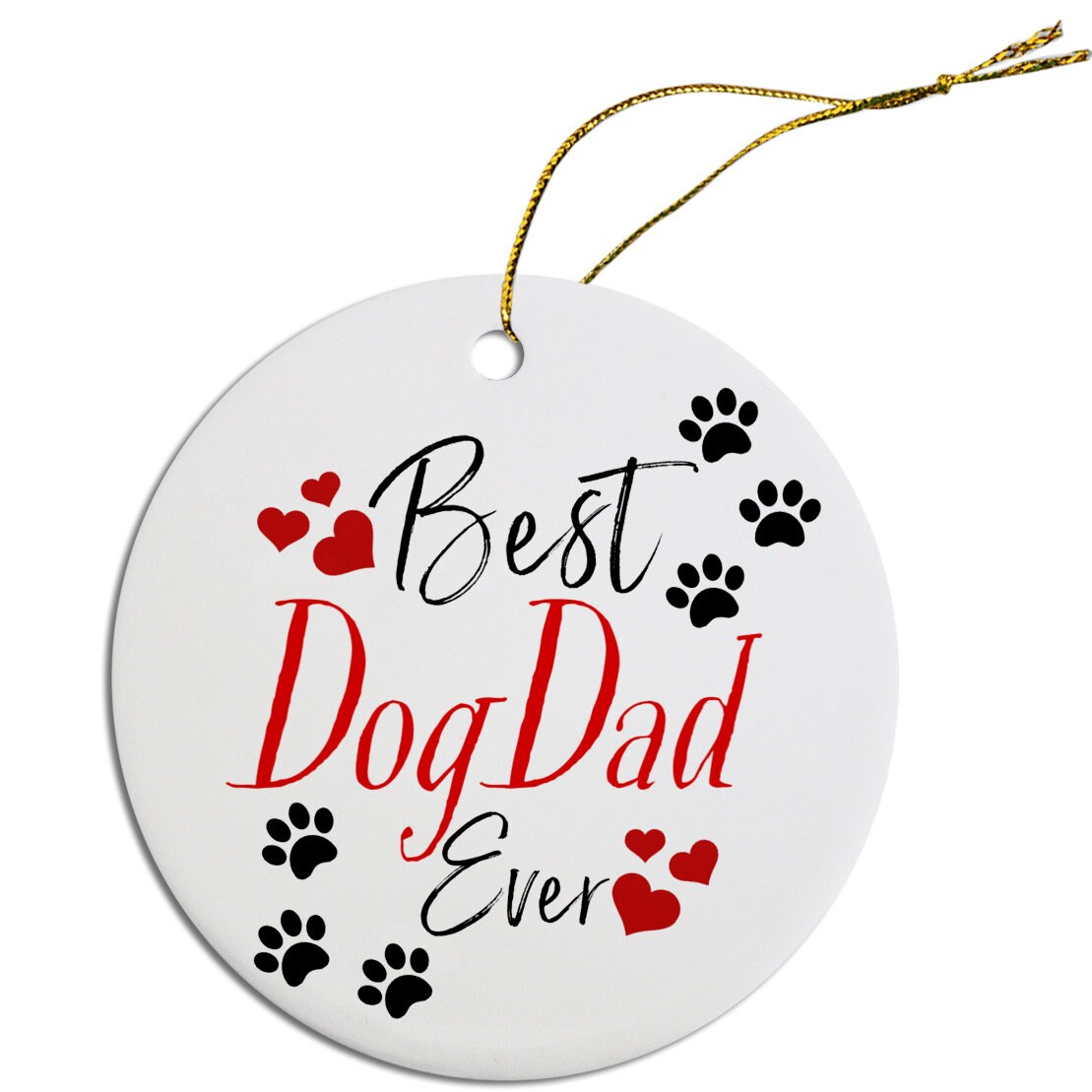 Holiday Fun Christmas Ornaments "Best Dog Mom Ever, Best Cat Mom Ever,